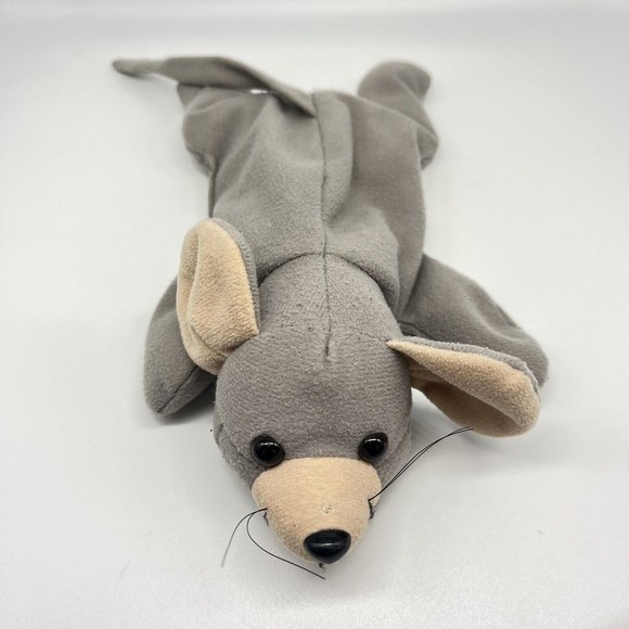 It's All Greek to Me Plush Gray Mouse Stuffed Animal Toy 9" Long - Picture 2 of 6